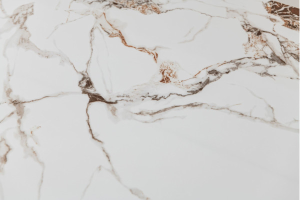 Керамічний стіл розкладний обідній Vetro Mebel TM-98-1 Панда вайт/чорний-14