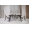 Керамічний стіл розкладний обідній Vetro Mebel TM-98 Б