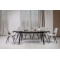 Керамічний стіл розкладний обідній Vetro Mebel TM-98 Б