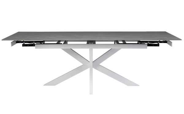 Керамічний стіл розкладний обідній Vetro Mebel Тіціано TML-1150 Делікато грей-білий-15