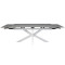 Керамічний стіл розкладний обідній Vetro Mebel Тіціано TML-1150 Делікато грей-білий-12-thumb