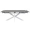 Керамічний стіл розкладний обідній Vetro Mebel Тіціано TML-1150 Делікато грей-білий-11-thumb