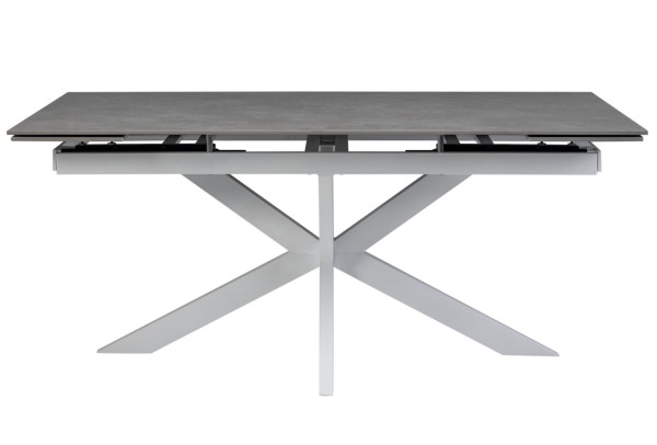 Керамічний стіл розкладний обідній Vetro Mebel Тіціано TML-1150 Делікато грей-білий-9