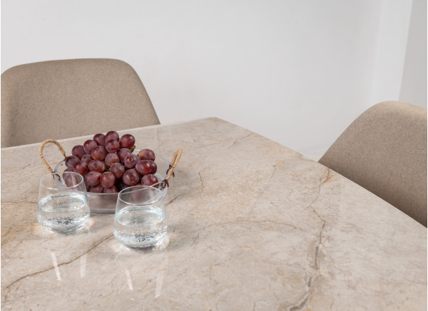 Керамический стол раскладной обеденный Vetro Mebel Пино TML-1200-1 Мистик грей/капучино-6