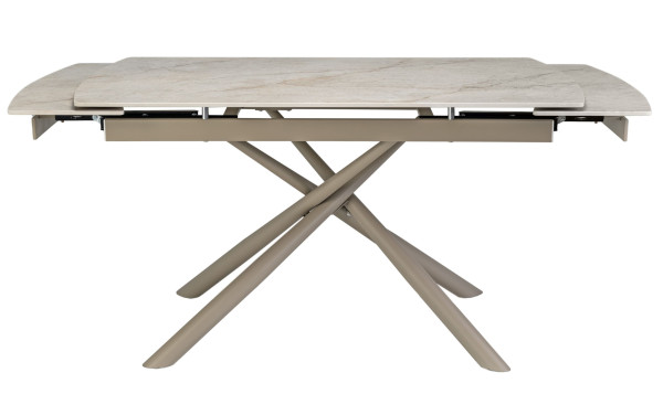 Керамический стол раскладной обеденный Vetro Mebel Пино TML-1200-1 Мистик грей/капучино-10