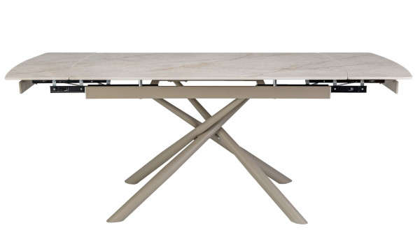 Керамический стол раскладной обеденный Vetro Mebel Пино TML-1200-1 Мистик грей/капучино-12