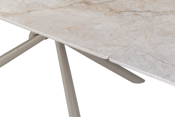 Керамический стол раскладной обеденный Vetro Mebel Пино TML-1200-1 Мистик грей/капучино-15