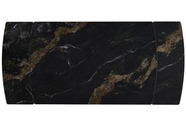 Керамічний стіл розкладний обідній Vetro Mebel Піно TML-1200-1 П'єр блек-чорний-13