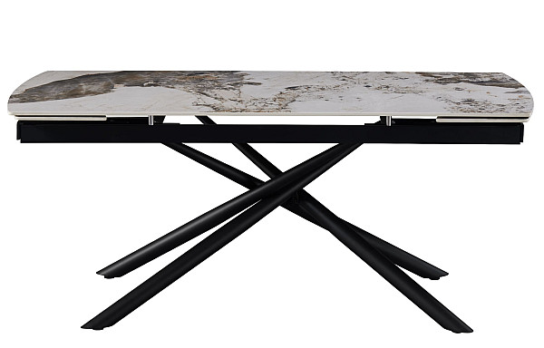 Керамічний стіл розкладний обідній Vetro Mebel Піно TML-1200 Патагонія-чорний-17