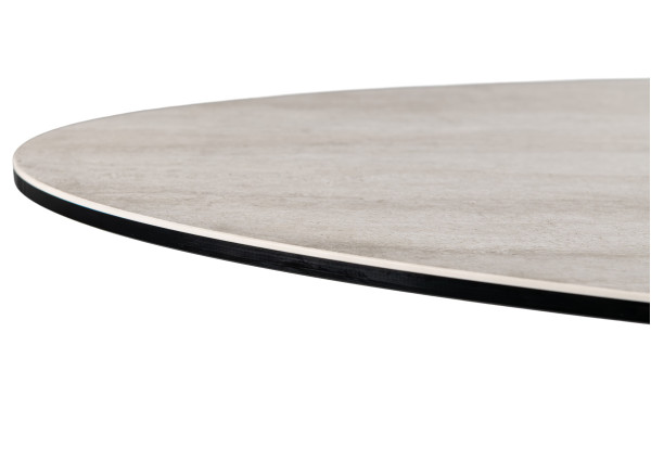 Стол обеденный Vetro Mebel Тереза ТМL-1260 Грей травертин/черный-13