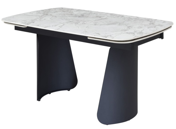 Стіл розкладний обідній Vetro Mebel Нардо ТМL-1270 Клауді грей/чорний-19