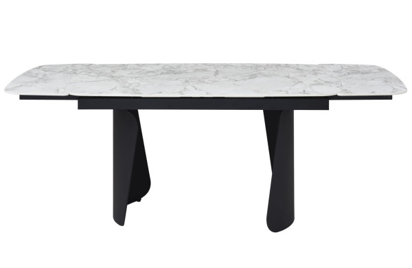 Стіл розкладний обідній Vetro Mebel Нардо ТМL-1270 Клауді грей/чорний-20