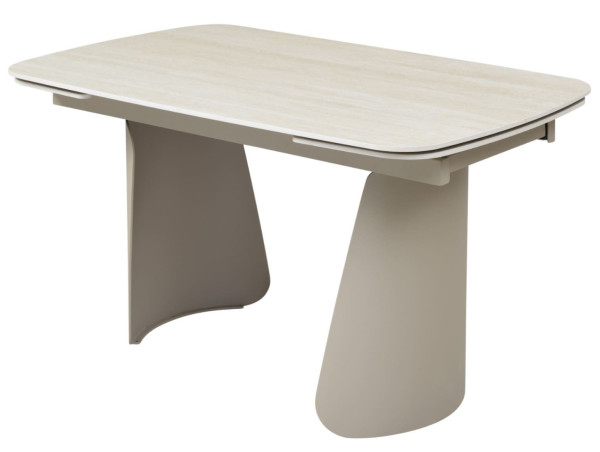 Стіл розкладний обідній Vetro Mebel Нардо ТМL-1270 Крема марфіль/бежевий-13