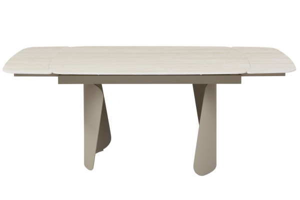 Стіл розкладний обідній Vetro Mebel Нардо ТМL-1270 Крема марфіль/бежевий-16