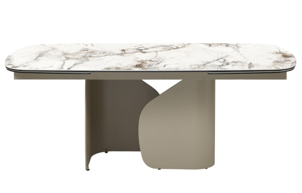 Стіл розкладний обідній Vetro Mebel Крістіано TML-1300 Аврора голд/бежевий-18