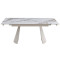 Керамічний стіл розкладний обідній Vetro Mebel Сорренто TML-1301 Голден вайт/капучино-3-thumb