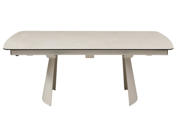 Керамічний стіл розкладний обідній Vetro Mebel Вольтерра TML-1305 Делікато беж/бежевий-18