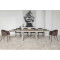 Керамічний стіл розкладний обідній Vetro Mebel Вольтерра TML-1305 Делікато беж/бежевий-10-thumb