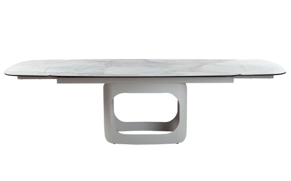 Керамічний стіл розкладний обідній Vetro Mebel Арно TML-1310 Сілвер рівер/айворі 200 (280) х 100 см-13