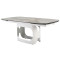 Керамічний стіл розкладний обідній Vetro Mebel Арно TML-1310 Сілвер рівер/айворі 200 (280) х 100 см-19-thumb