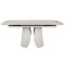 Керамічний стіл розкладний обідній Vetro Mebel Лунаріо TML-1320 Айворі онікс/айворі-16-thumb