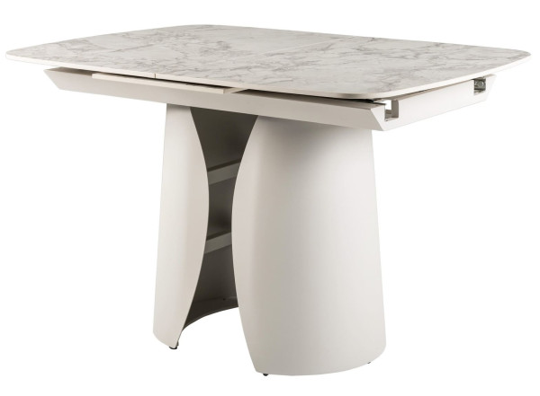 Керамічний стіл розкладний обідній Vetro Mebel Лунаріо TML-1322 Клауді грей/айворі-13