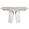 Керамічний стіл розкладний обідній Vetro Mebel Лунаріо TML-1322 Клауді грей/айворі-14-thumb