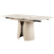 Керамічний стіл розкладний обідній Vetro Mebel Лунаріо TML-1322 Крема марфіль/капучино-17-thumb