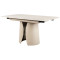 Керамічний стіл розкладний обідній Vetro Mebel Лунаріо TML-1322 Крема марфіль/капучино-19-thumb