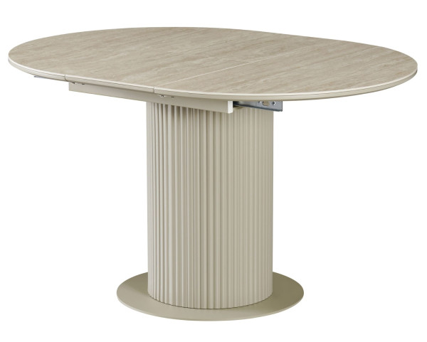 Керамічний стіл розкладний обідній Vetro Mebel Маре TML-1330 Римський травертин/капучино-0