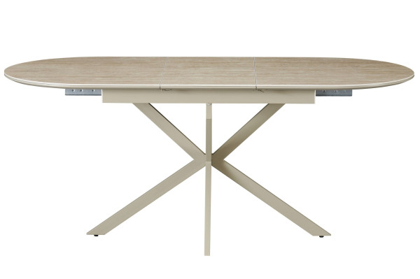 Керамічний стіл розкладний обідній Vetro Mebel Верона TML-1335 Римський травертин/капучино-3