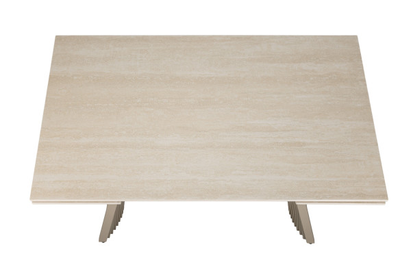 Керамический стол раскладной обеденный Vetro Mebel Олимпия TML-985 Крема марфиль-бежевый-20