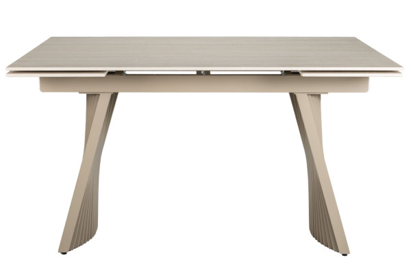 Керамический стол раскладной обеденный Vetro Mebel Олимпия TML-985 Крема марфиль-бежевый-16