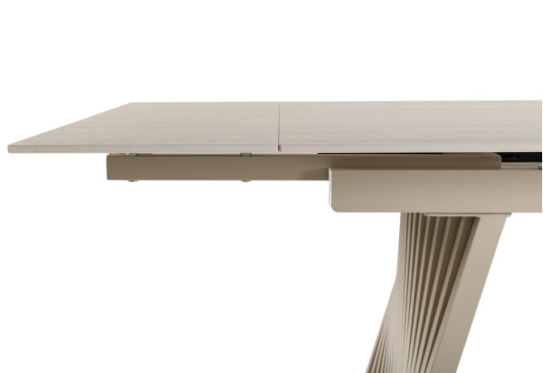 Керамический стол раскладной обеденный Vetro Mebel Олимпия TML-985 Крема марфиль-бежевый-24