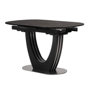 Керамический стол раскладной обеденный Vetro Mebel TML-866 Неро маркина