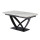 Керамический стол раскладной обеденный Vetro Mebel Массимо TML-950 Ребекка грей-черный