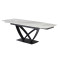Керамічний стіл розкладний обідній Vetro Mebel Массімо TML-950 Ребекка грей-чорний-10-thumb