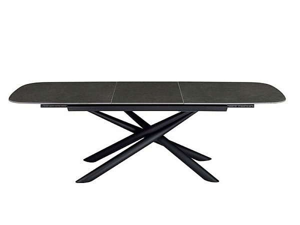 Керамический стол раскладной обеденный Vetro Mebel Дино TML-960 Мистик браун-черный-9