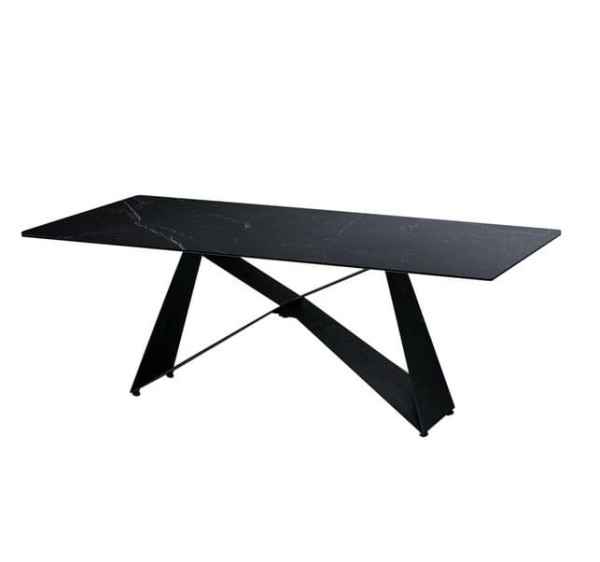 Журнальный стол Vetro Mebel Бруно Неро маркина-черный-0