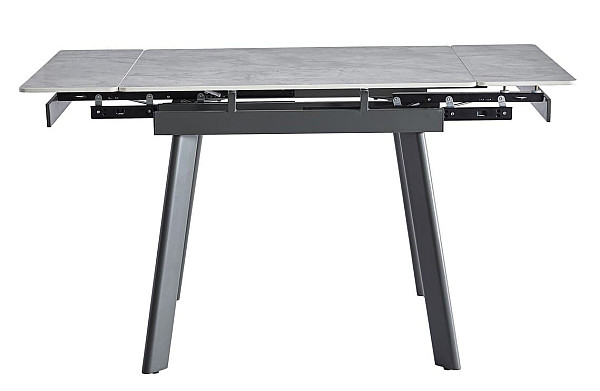 Керамічний стіл розкладний обідній Vetro Mebel TM-80 Віра грей-сірий 90-140 см-7