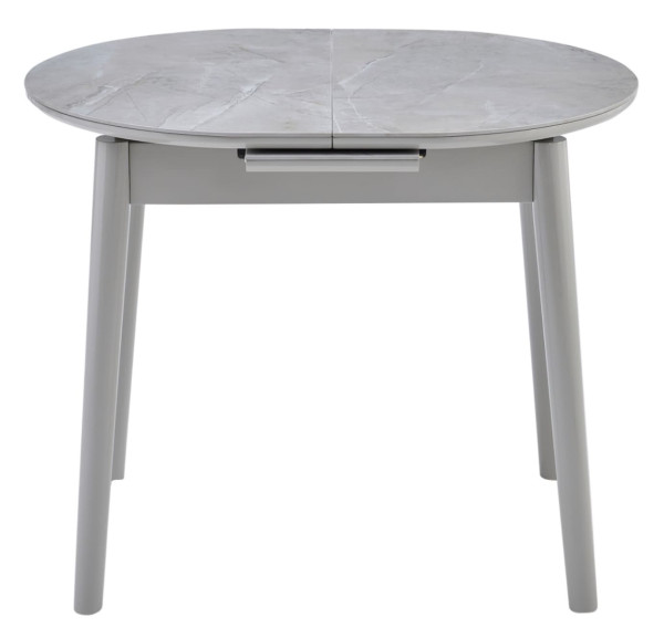 Керамический стол раскладной обеденный Vetro Mebel TM-85-1 Калакатта мрамор/серый-1