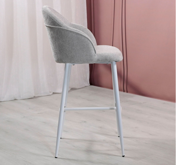 Полубарный стул Vetro Mebel B-236 Оксфорд/белый-5