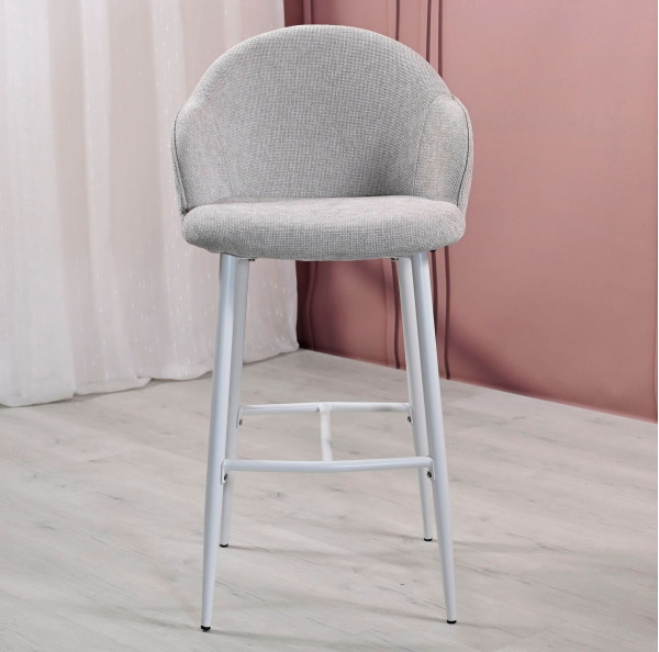 Полубарный стул Vetro Mebel B-236 Оксфорд/белый-4