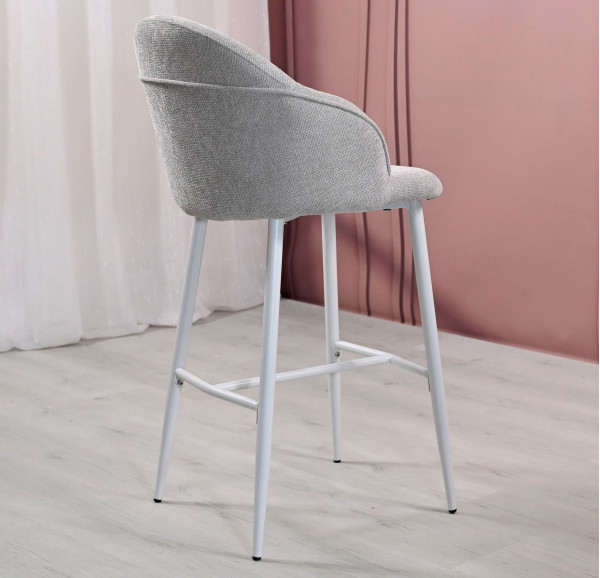 Полубарный стул Vetro Mebel B-236 Оксфорд/белый-6