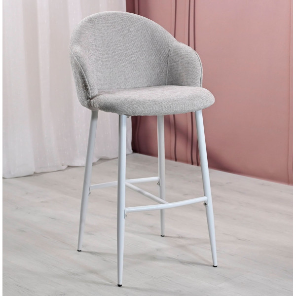 Полубарный стул Vetro Mebel B-236 Оксфорд/белый-3