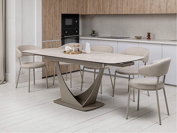 Стілець Vetro Mebel M-115 Екрю тканина-2