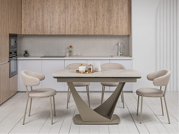 Стілець Vetro Mebel M-115 Екрю тканина-4