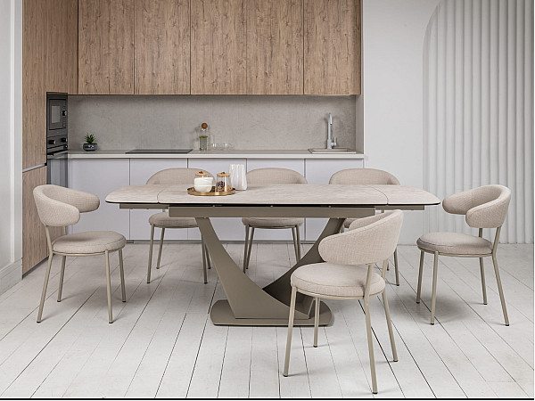 Стілець Vetro Mebel M-115 Екрю тканина-5