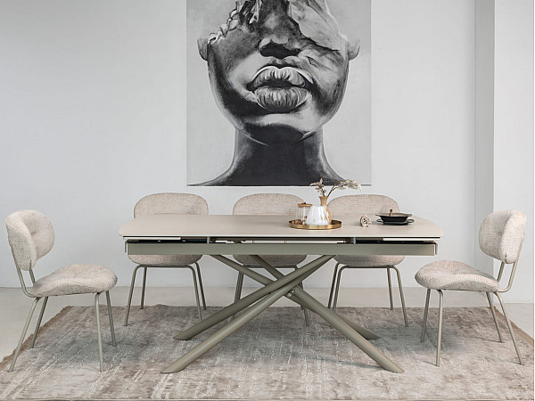 Стул Vetro Mebel M-120 Жемчужный-капучино ткань-18