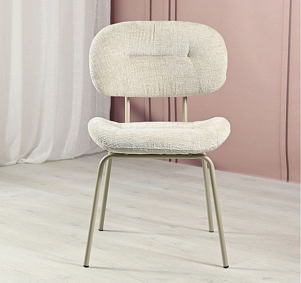 Стул Vetro Mebel M-120 Жемчужный-капучино ткань-3